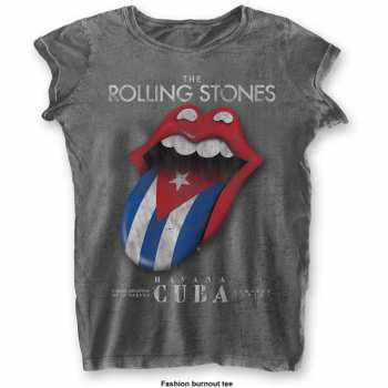 Merch The Rolling Stones: Donne Maglietta Havana Cuba 