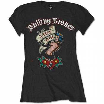 Merch The Rolling Stones: Donne Maglietta Miss You 