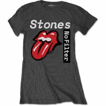 Merch The Rolling Stones: Donne Maglietta No Filter Text 