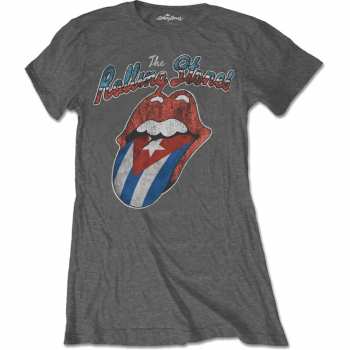 Merch The Rolling Stones: Donne Maglietta Rocks Off Cuba 