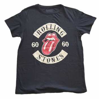 Merch The Rolling Stones: Donne Maglietta Sixty Biker Tongue