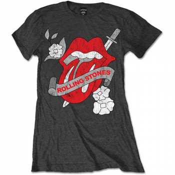 Merch The Rolling Stones: Donne Maglietta Vintage Tattoo 