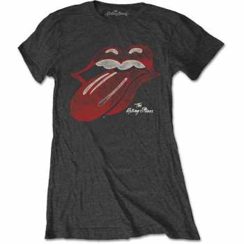 Merch The Rolling Stones: Donne Maglietta Vintage Tongue Logo The Rolling Stones 