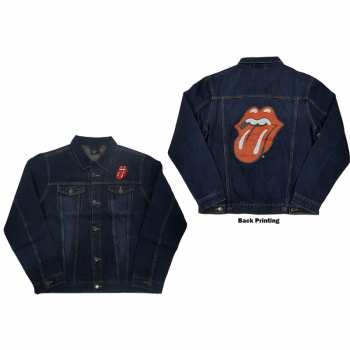 Merce The Rolling Stones: Džínová Bunda Classic Tongue  S