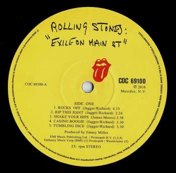2LP The Rolling Stones: Exile On Main St.