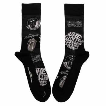 Merch The Rolling Stones: Calzini alla caviglia Mono Logo The Rolling Stoness 
