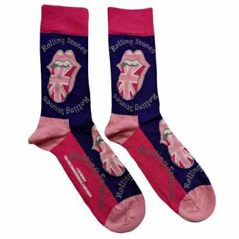 Merce The Rolling Stones: The Rolling Stones Unisex Ankle Socks: Uk Tongue (uk Size 7 - 11) 42 - 47