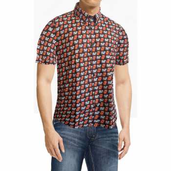 Merch The Rolling Stones: Camicie casual Tongue And Text 