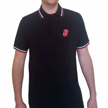 Merch The Rolling Stones: Camicie polo Classic Tongue 