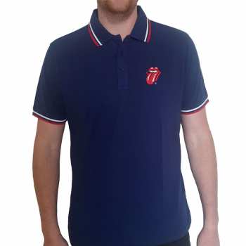 Merch The Rolling Stones: Camicie polo Classic Tongue 