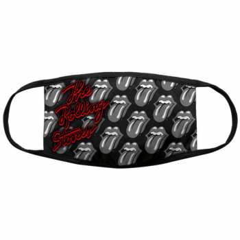 Merch The Rolling Stones: Mascherina B&w Tongues