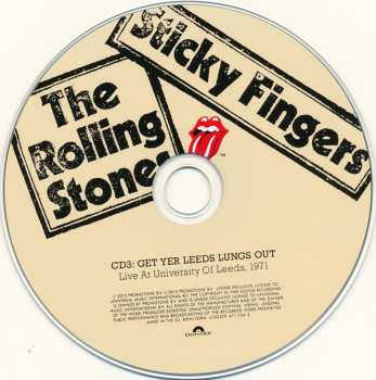 3CD/3DVD The Rolling Stones: Sticky Fingers NUM | DLX