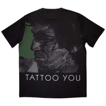 Merce The Rolling Stones: The Rolling Stones Unisex Sublimation T-shirt: Tattoo You (back Print) (small) S