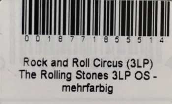 3LP/Set di cofanetti The Rolling Stones: The Rolling Stones Rock And Roll Circus