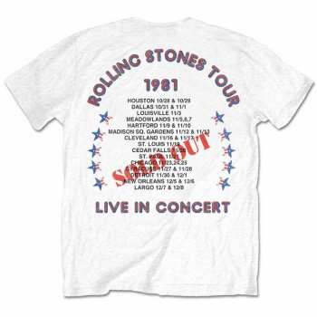 Merce The Rolling Stones: Tričko 81 Tour Dragon S