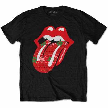 Merch The Rolling Stones: Maglietta Christmas Tongue 