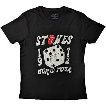 Merce The Rolling Stones: The Rolling Stones Unisex T-shirt: Dice Tour '72 (small) S