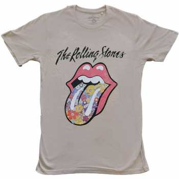 Merch The Rolling Stones: Maglietta Flowers Tongue