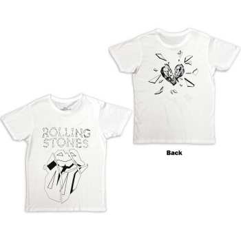 Merce The Rolling Stones: The Rolling Stones Unisex T-shirt: Hackney Diamonds Diamond Tongue Outline (back Print) (small) S