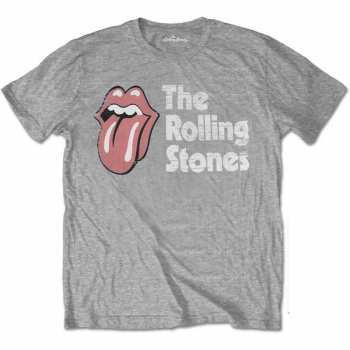 Merch The Rolling Stones: Maglietta Scratched Logo The Rolling Stones 