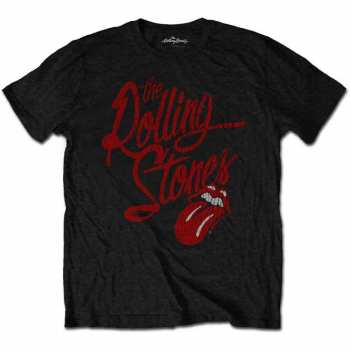 Merch The Rolling Stones: Maglietta Script Logo The Rolling Stones 