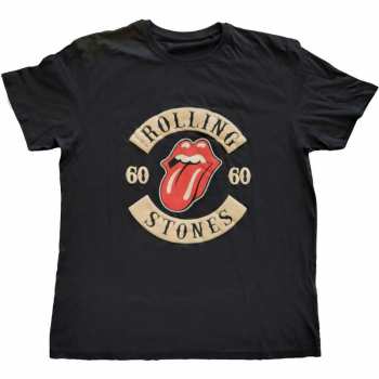 Merch The Rolling Stones: Maglietta Sixty Biker Tongue