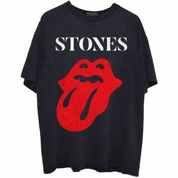 Merch The Rolling Stones: Maglietta Sixty Classic Vintage Solid Tongue