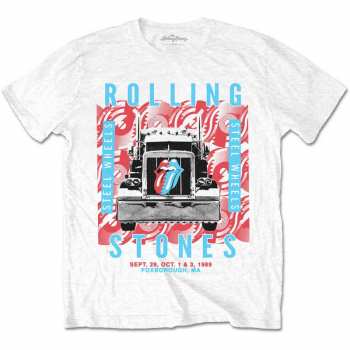Merce The Rolling Stones: Tričko Steel Wheels  S