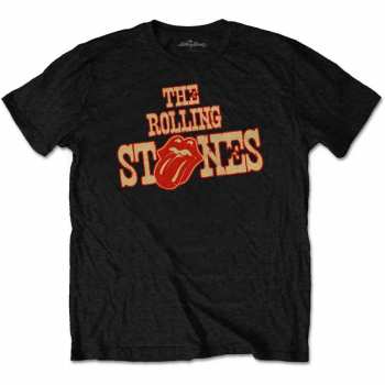 Merch The Rolling Stones: Maglietta Wild West Logo The Rolling Stones 