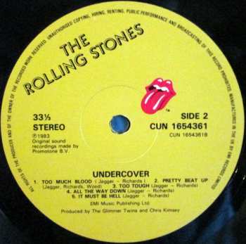 LP The Rolling Stones: Undercover