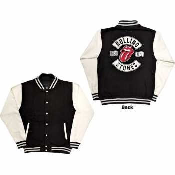 Merce The Rolling Stones: The Rolling Stones Unisex Varsity Jacket: Tour '78 (back Print) (small) S