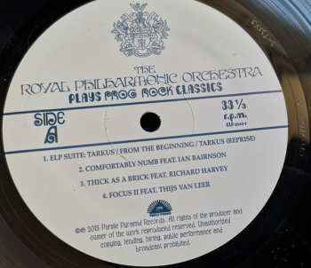 LP The Royal Philharmonic Orchestra: Plays Prog Rock Classics