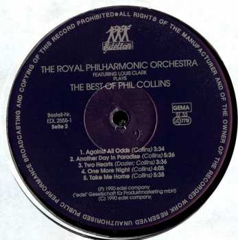 LP The Royal Philharmonic Orchestra: The Royal Philharmonic Orchestra Plays Hits Of Phil Collins