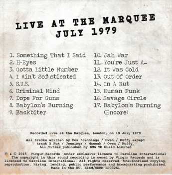 4CD/Set di cofanetti The Ruts: The Virgin Years