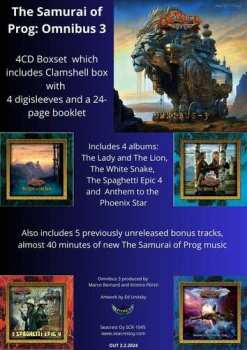 4CD/Set di cofanetti The Samurai Of Prog: Omnibus – 3