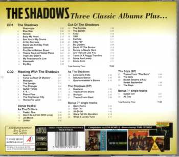 2CD The Shadows: Three Classic Albums Plus...