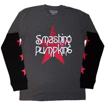 Merch The Smashing Pumpkins: Layered Long Sleeve Maglietta Star Logo The Smashing Pumpkins