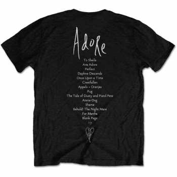 Merce The Smashing Pumpkins: The Smashing Pumpkins Unisex T-shirt: Adore (back Print) (x-small) XS
