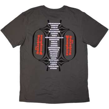 Merce The Smashing Pumpkins: The Smashing Pumpkins Unisex T-shirt: Billy (charcoal Grey) (back Print) (small) S