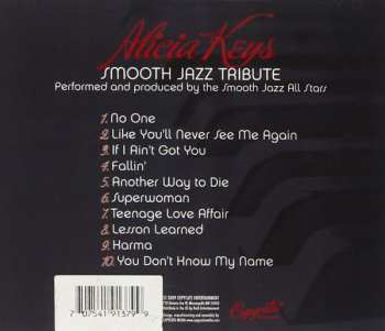 CD The Smooth Jazz All Stars: Alicia Keys Smooth Jazz Tribute