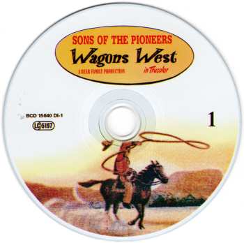 4CD/Set di cofanetti The Sons Of The Pioneers: Wagons West