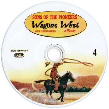 4CD/Set di cofanetti The Sons Of The Pioneers: Wagons West