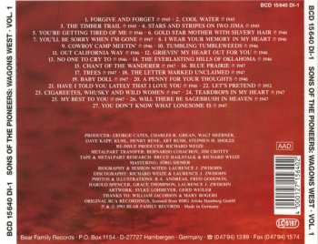 4CD/Set di cofanetti The Sons Of The Pioneers: Wagons West