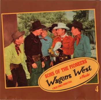 4CD/Set di cofanetti The Sons Of The Pioneers: Wagons West