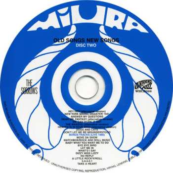 2CD The Sorrows: Old Songs New Songs