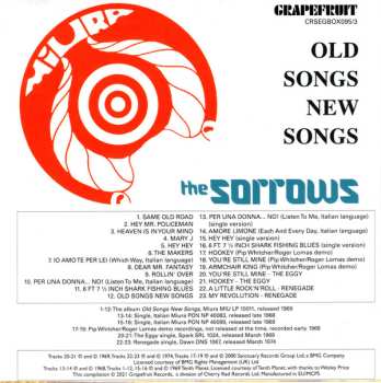 4CD/Set di cofanetti The Sorrows: Pink Purple Yellow And Red The Complete Sorrows