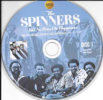 7CD/Set di cofanetti Spinners: Ain’t No Price On Happiness - The Thom Bell Studio Recordings (1972-1979)