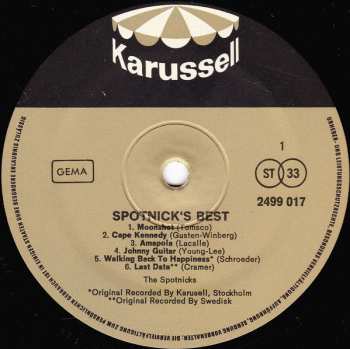 LP The Spotnicks: Spotnick's Best