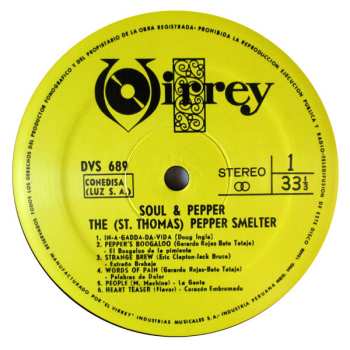 LP The (St. Thomas) Pepper Smelter: Soul & Pepper