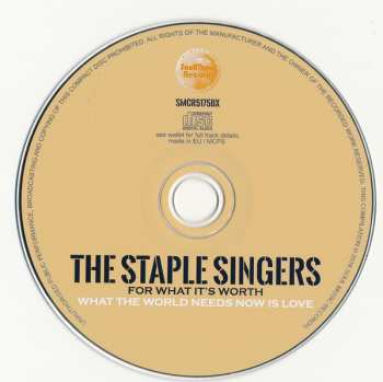 3CD/Set di cofanetti The Staple Singers: For What It's Worth (The Complete Epic Recordings 1964-1968)